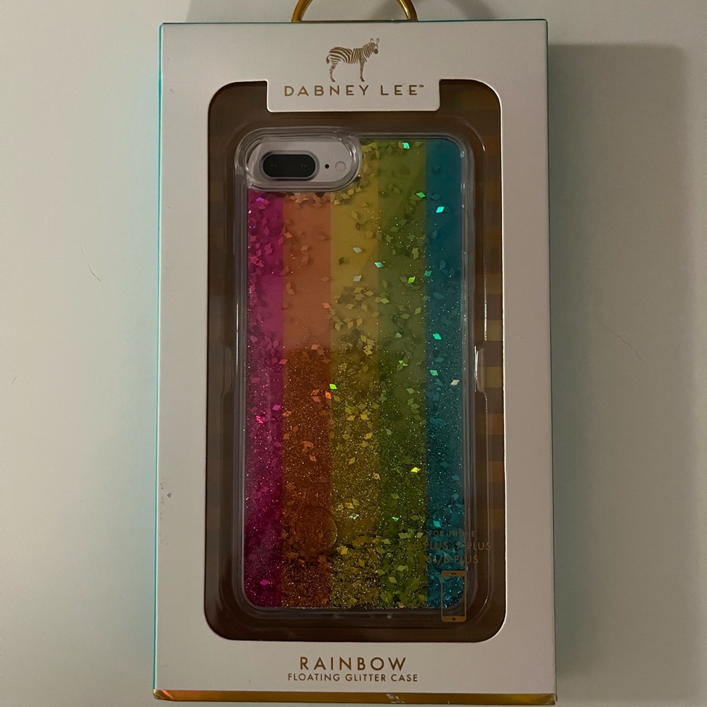 Dabney Lee rainbow glitter iPhone case ✨